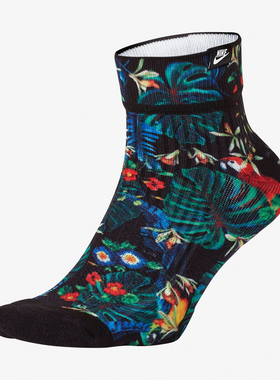 Nike/耐克正品中帮透气男女缓震运动跑步袜一双装 SX7946-010