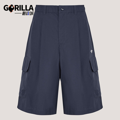 Adidas/阿迪达斯正品三叶草男士宽松日常休闲慵懒风短裤KT3045