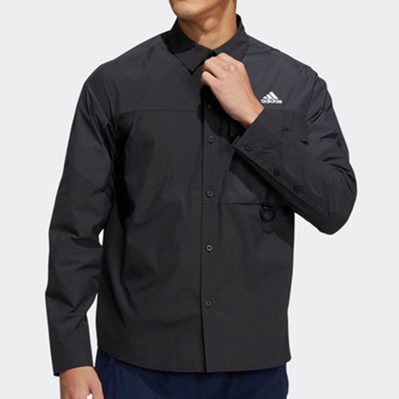 阿迪达斯情侣款户外运动衬衫