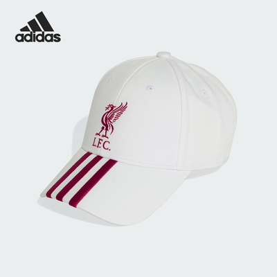 Adidas/阿迪达斯正品2025新款女士遮阳足球休闲文化帽JZ4432