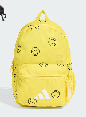 Adidas/阿迪达斯正品SMILEYWORLD男女经典运动满印双肩包JX5643