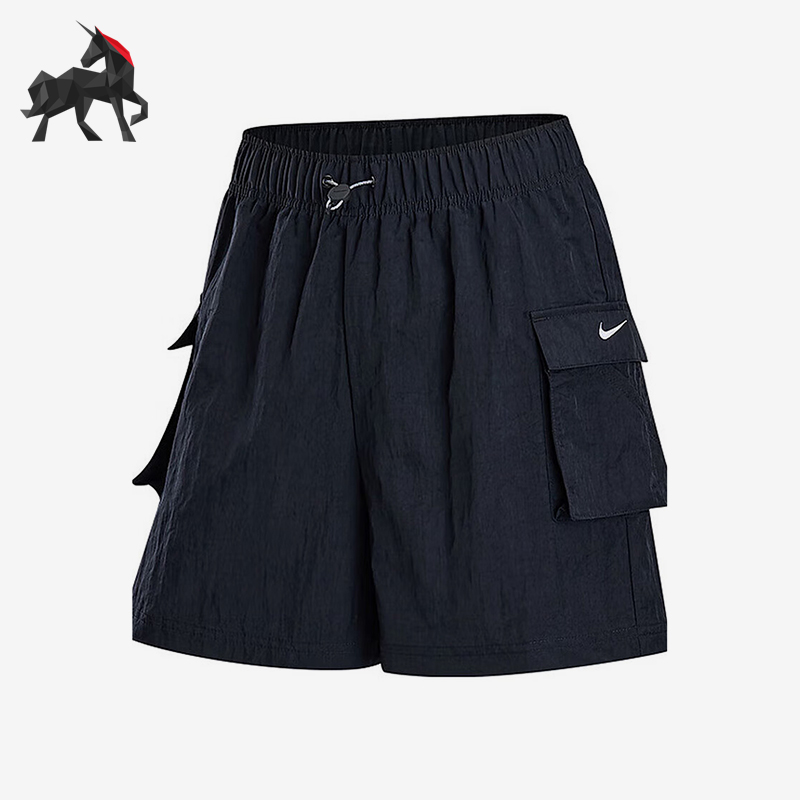 Nike/耐克正品2025夏季款女士梭织宽松经典大口袋短裤IF0611-010