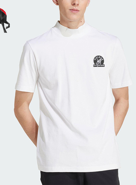Adidas/阿迪达斯正品三叶草男士针织舒适经典透气运动短袖JC8367