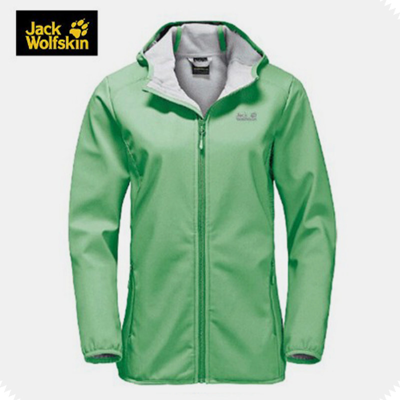 狼爪夹克女新款户外防风软壳衣运动服休闲长袖外套 1304011