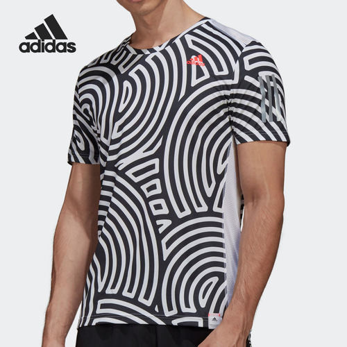 Adidas/阿迪达斯正品夏新款运动休闲男子透气短袖T恤 GD5031