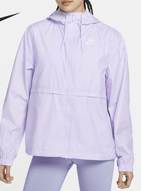 Nike/耐克正品时尚休闲新款新款女士拒水梭织运动夹克DM6180-511