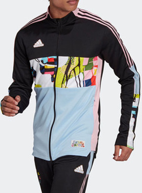 Adidas/阿迪达斯正品 夏季新款男子立领足球训练夹克 H50879
