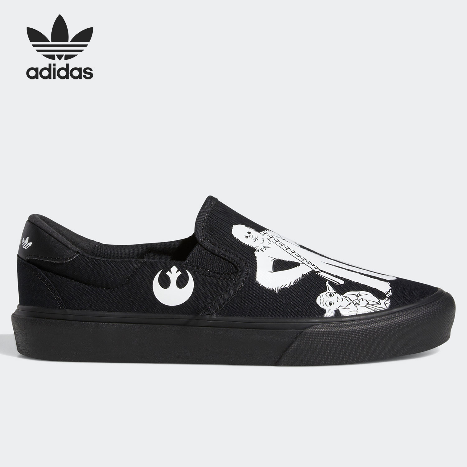 Adidas/阿迪达斯正品 Star Wars 星球大战男子套入式帆布鞋FY5312
