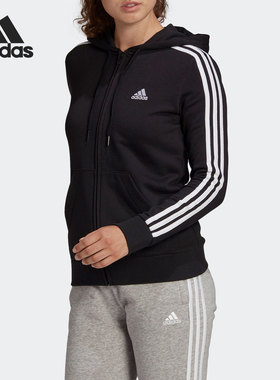 Adidas/阿迪达斯官方正品休闲女子时尚潮流运动夹克外套 GL0792