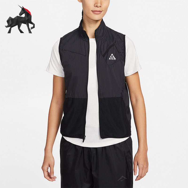 Nike/耐克正品2026春季款女士运动梭织越野跑步马甲IO9771-010