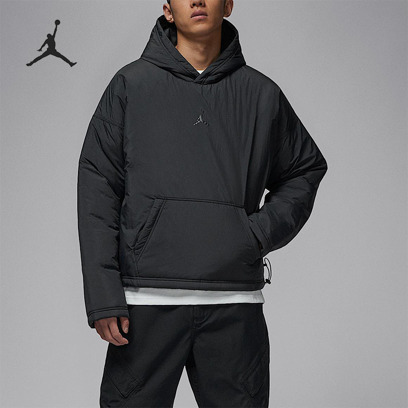 Nike/耐克正品JORDAN男士休闲套头连帽保暖运动卫衣HV1865-010