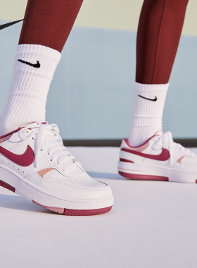 Nike/耐克正品Gamma Force女子复古厚底耐磨运动板鞋FQ8877