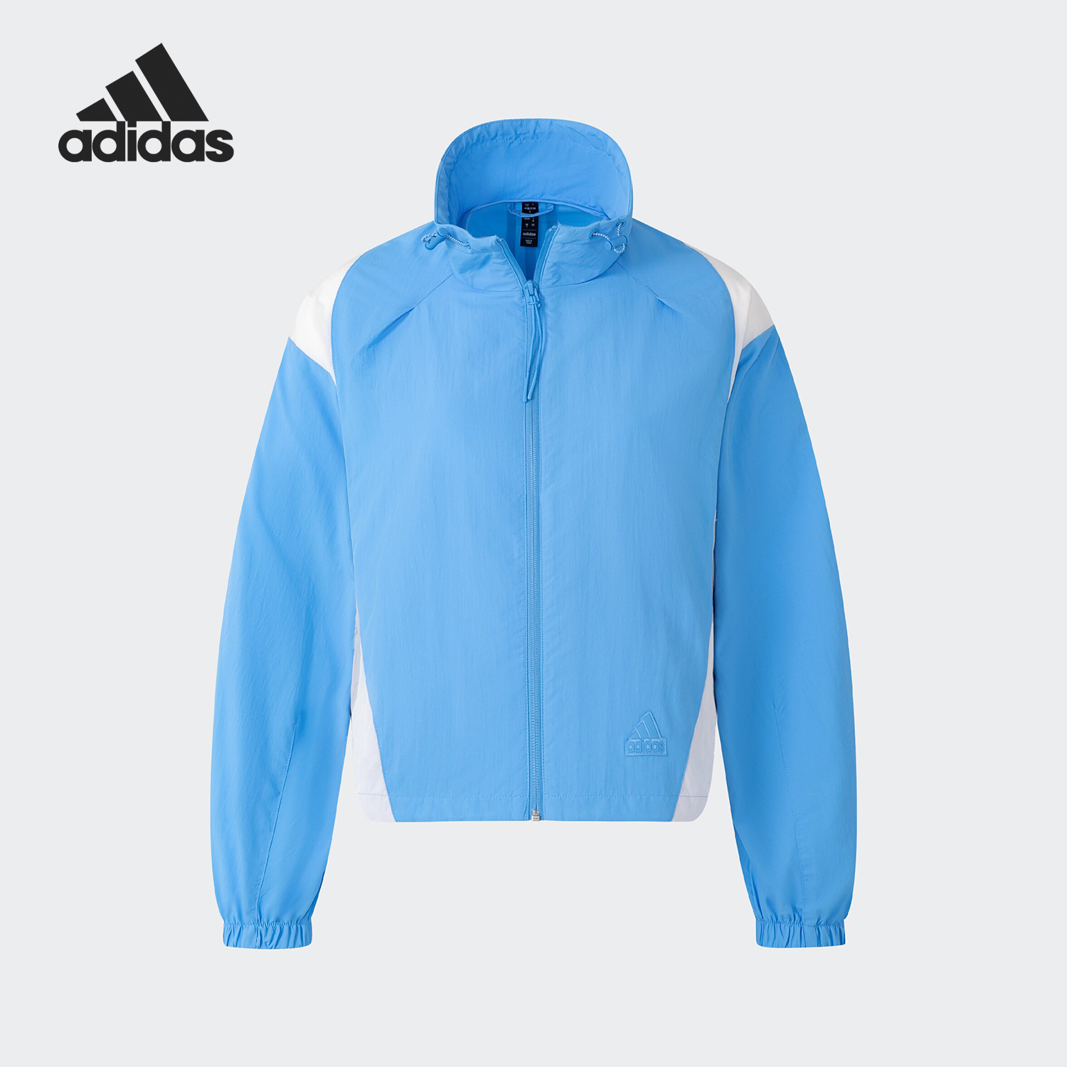 Adidas/阿迪达斯正品新款女士时尚拉链宽松梭织外套JP1458