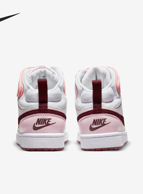 Nike/耐克官方正品GS女子大童中帮魔术贴运动休闲板鞋CD7782-104