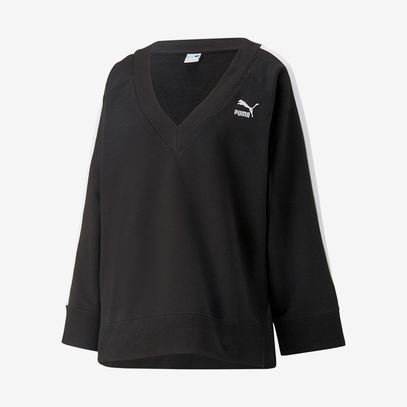 Puma/彪马官方正品春季新款女子时尚简约针织休闲卫衣620629-01,运动服/休闲服装,运动卫衣/套头衫,淘宝优惠券,粉丝福利购,淘宝优惠卷