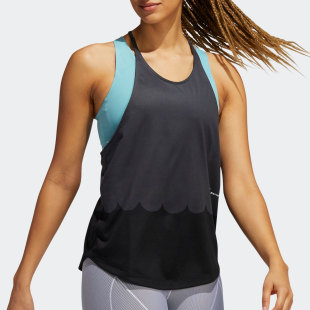 女子休闲跑步运动背心H16928 夏季 Adidas 阿迪达斯正品