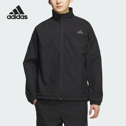 Adidas/阿迪达斯正品2025秋季款男士休闲户外运动宽松外套KR8296