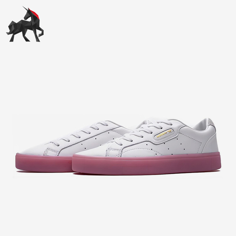 Adidas/阿迪达斯正品三叶草女士耐磨运动低帮时尚轻便板鞋EF1430