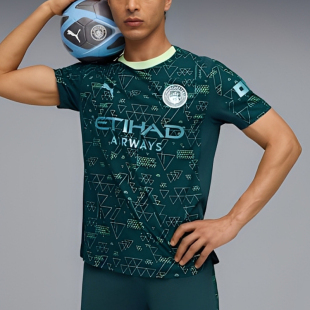 782691 Puma 足球运动训练透气套头短袖 2025男士 彪马官方正品