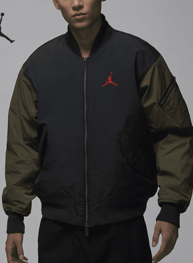 Nike/耐克官方正品JORDAN男士运动拼接印花保暖棉服HV5152-045