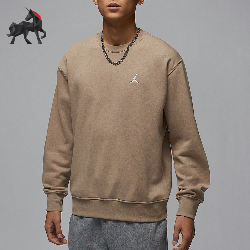Nike/耐克正品JORDAN男士宽松保暖圆领运动卫衣FV7296-257