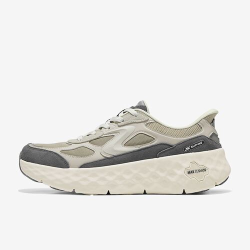 Skechers斯凯奇正品GO WALK男减震系带厚底低帮跑步鞋217117-TPE