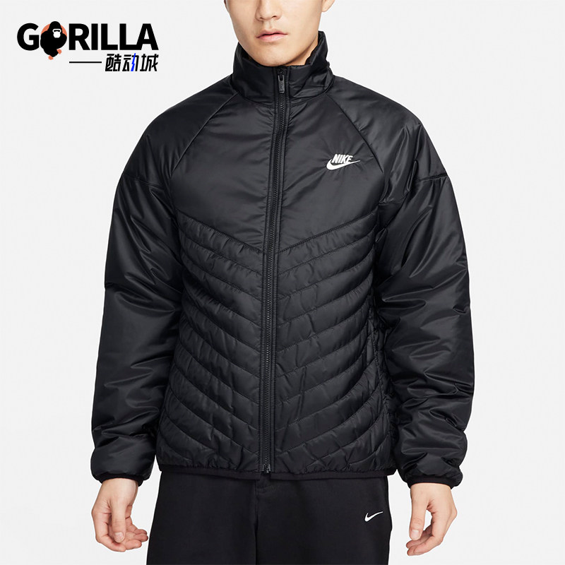 Nike/耐克正品秋季新款男士保暖户外立领运动外套FB8196-010