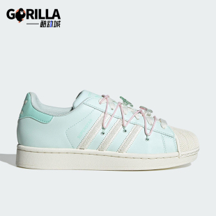 轻便板鞋 Adidas 贝壳头经典 三叶草女士经典 JR1333 阿迪达斯正品