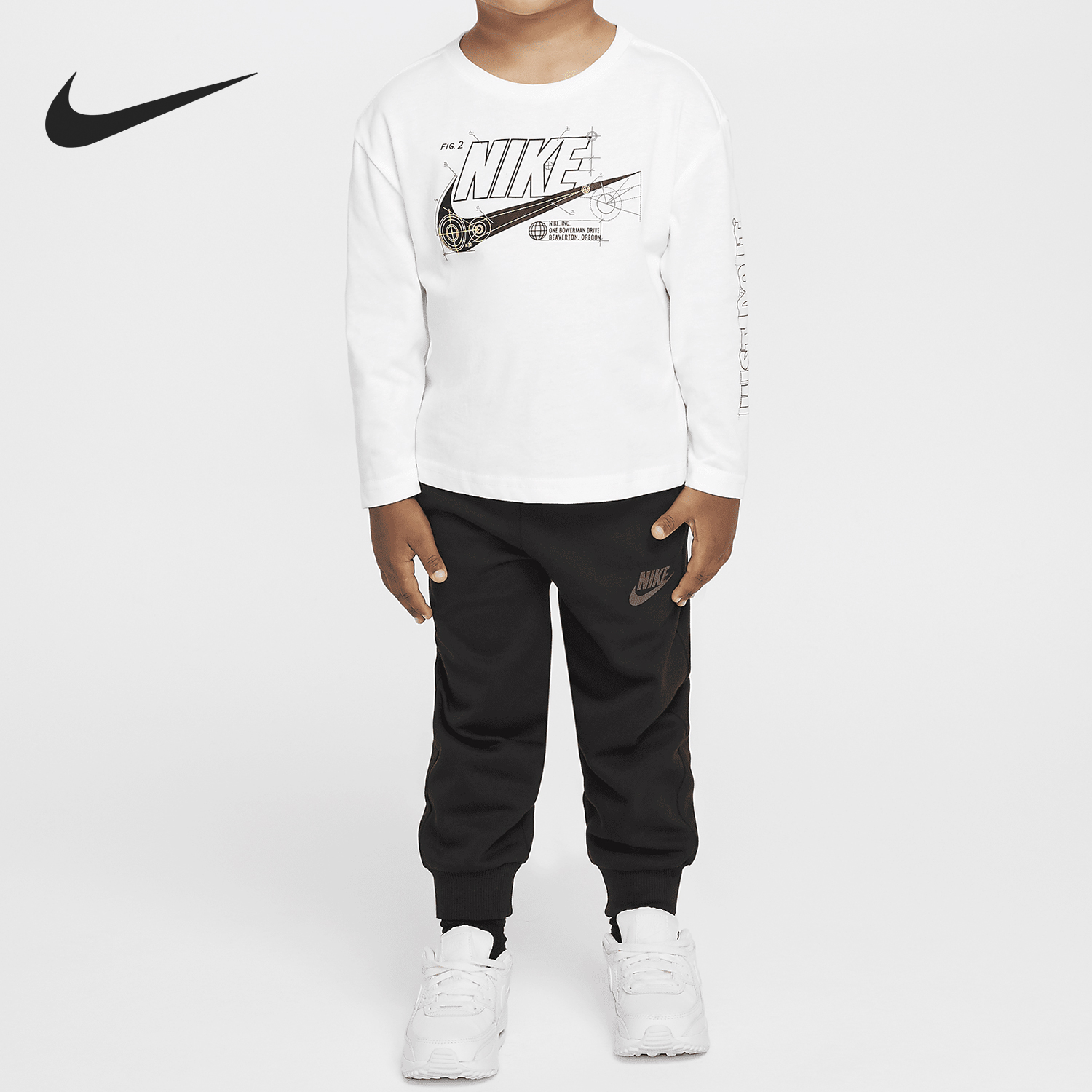 Nike/耐克正品Sportswear Futura婴童运动休闲套装HV1552-010