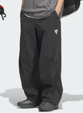 Adidas/阿迪达斯正品新款男士梭织户外宽松经典运动休闲裤KB4614