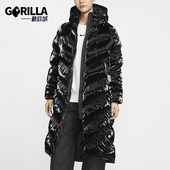 棉服FV7828 Nike 女士亮面加厚长款 休闲保暖冬新款 010 耐克正品