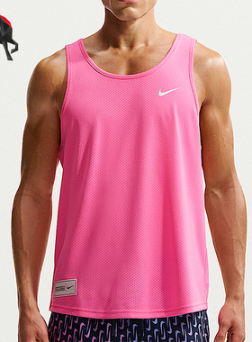 Nike/耐克正品夏季男士休闲无袖运动健身透气背心T恤HV7073-649