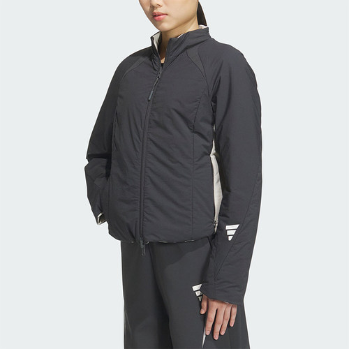 Adidas/阿迪达斯正品FUSTL W P JKT女士双面穿修身棉服JM4249