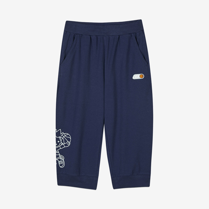 Skechers/斯凯奇正品新款运动休闲儿童跑步透气针织七分裤,童装/婴儿装/亲子装,裤子,淘宝优惠券,粉丝福利购,淘宝优惠卷