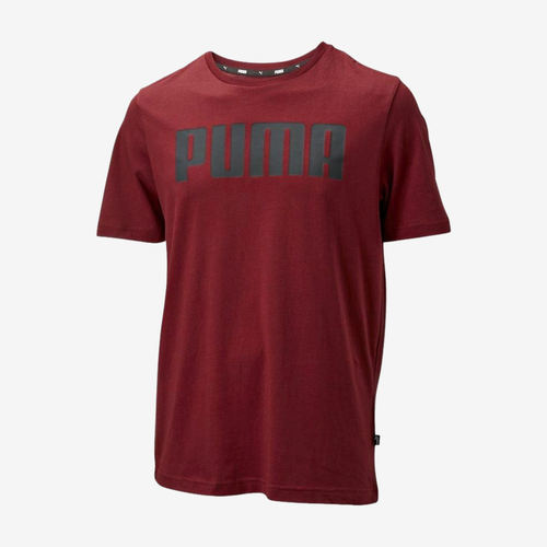 Puma彪马正品Essentials男字母圆领透气修身型短袖T恤847223-11