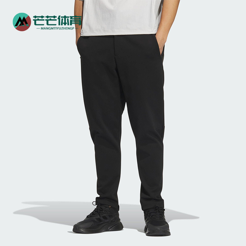 Adidas/阿迪达斯正品25年春季新款男士保暖休闲直筒裤JZ4190