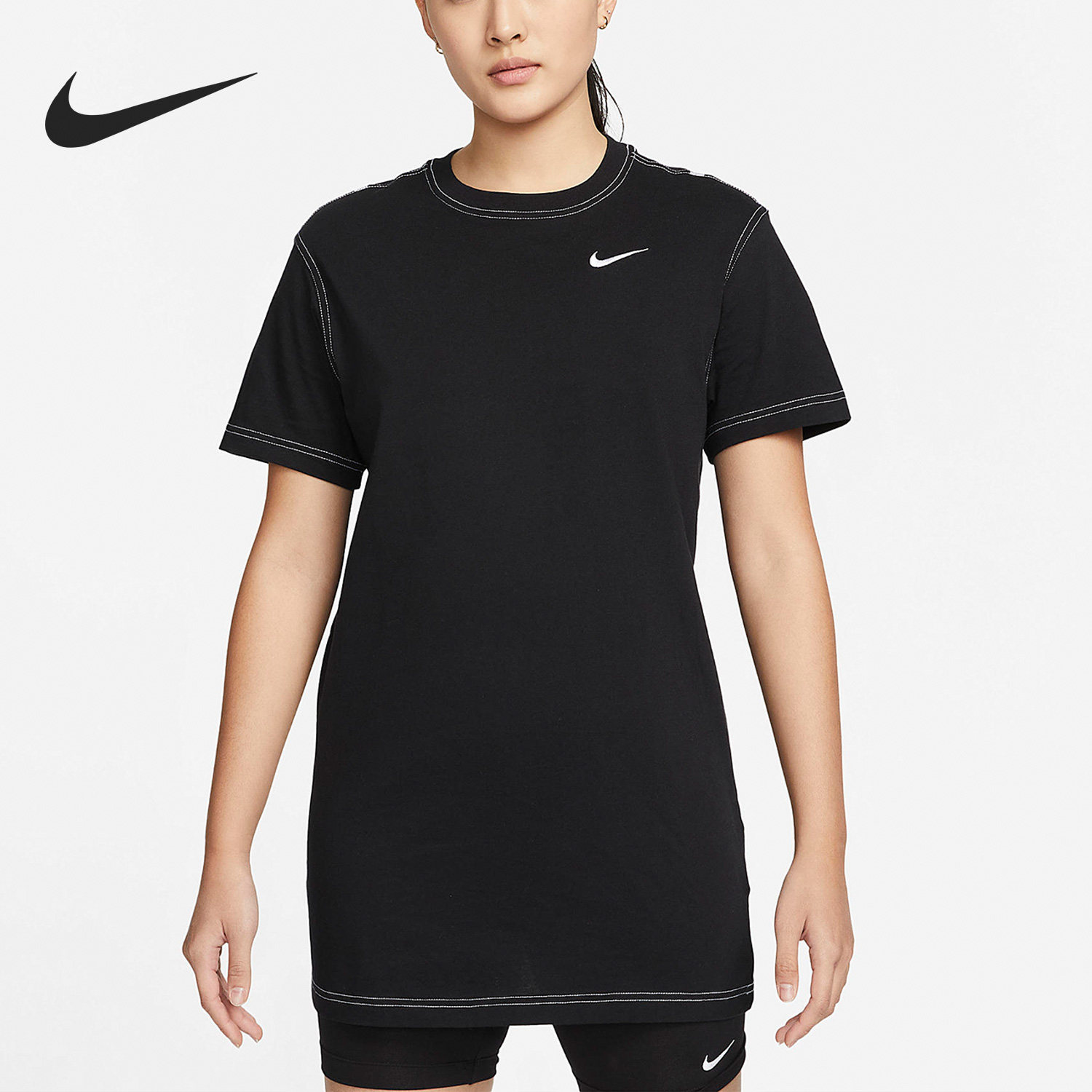 Nike/耐克正品新款女子简约运动休闲连衣裙DM6192-010
