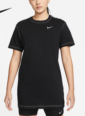 Nike/耐克正品新款女子简约运动休闲连衣裙DM6192-010
