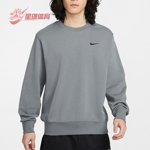 Nike/耐克正品Club男士休闲刺绣圆领套头耐穿运动卫衣IR0104-084