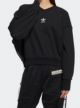 Adidas/阿迪达斯正品三叶草冬季时尚新款女子时尚卫衣 HD0342