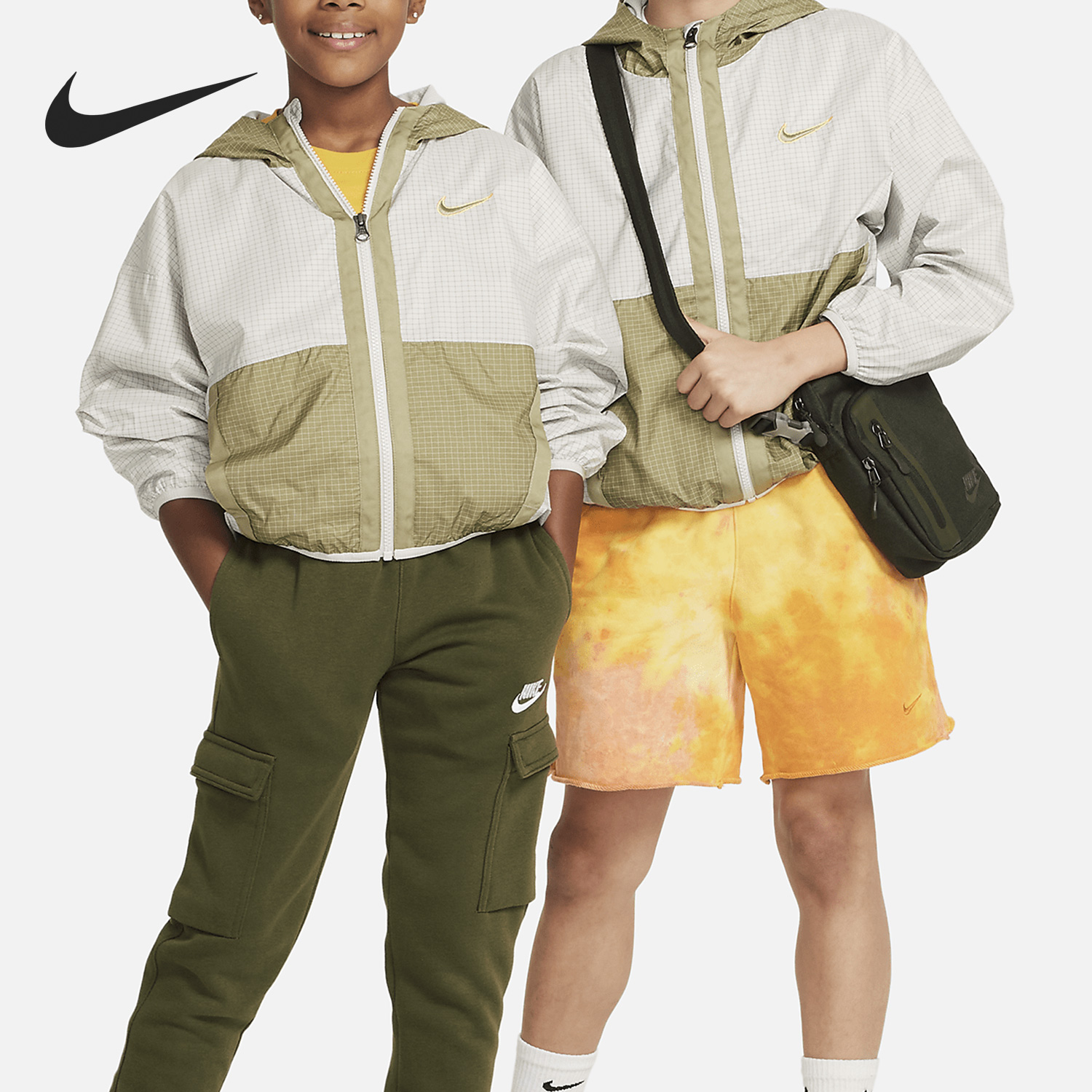 Nike/耐克正品当季新款儿童休闲运动连帽外套DQ8744-072