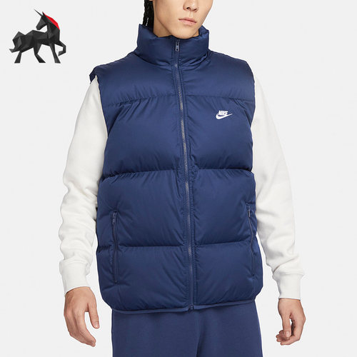 耐克正品男子保暖棉马甲