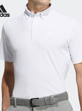 Adidas/阿迪达斯正品KR PQ 男子高尔夫运动短袖POLO衫 H64607