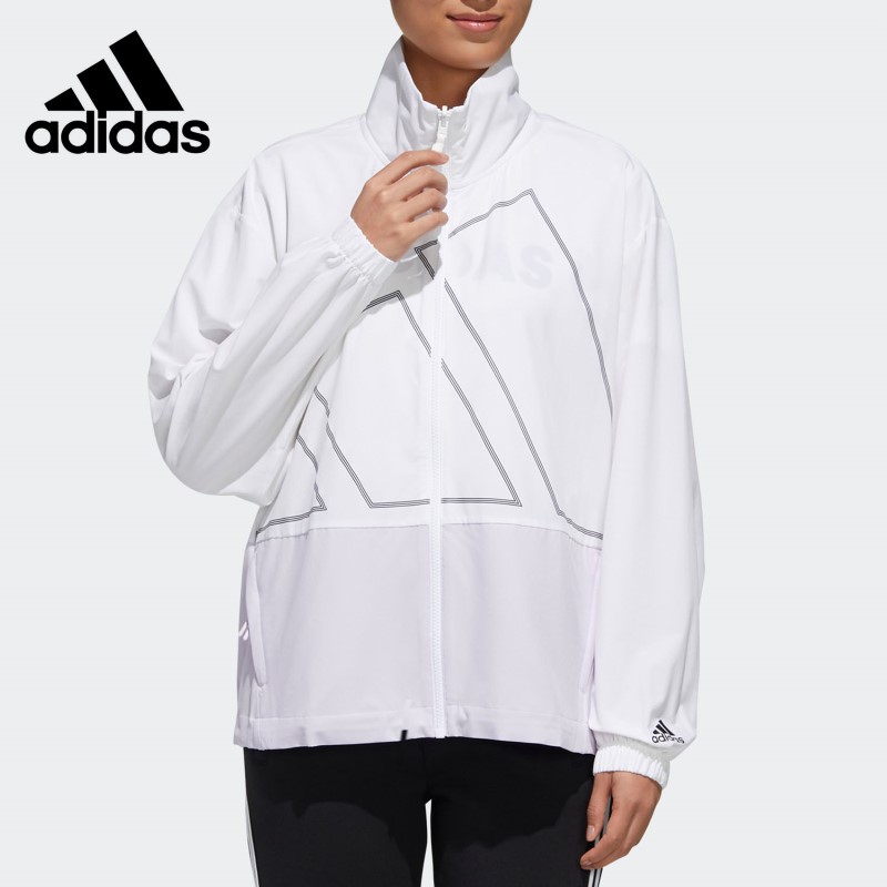 Adidas/阿迪达斯正品 WB 3S 女子运动型格跑步训练夹克外套DY8641