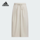阿迪达斯正品 夏季 女士凉感宽松经典 Adidas 运动休闲裙裤 KC3760