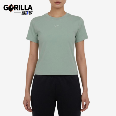 Nike/耐克正品圆领套头简约休闲风短袖经典新款短袖T恤HF9539-007