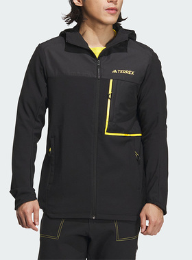 Adidas/阿迪达斯正品秋季新款男士户外运动连帽外套IL8979