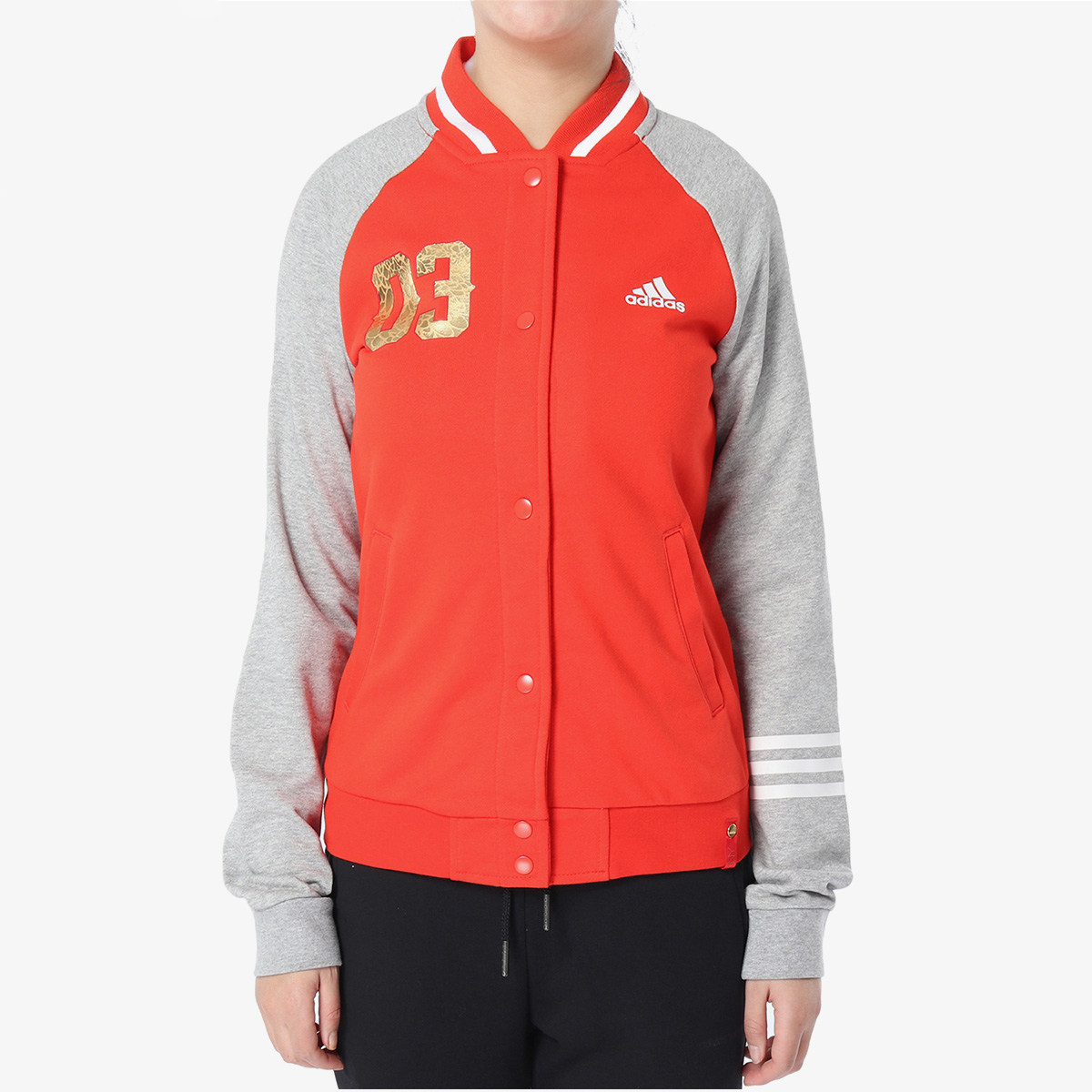 Adidas/阿迪达斯正品春秋新款 女子休闲运动立领棒球服BK4841