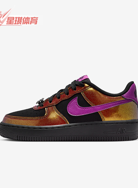 Nike/耐克正品Air Force 1 GS女子大童耐磨时尚运动鞋IQ2736-001
