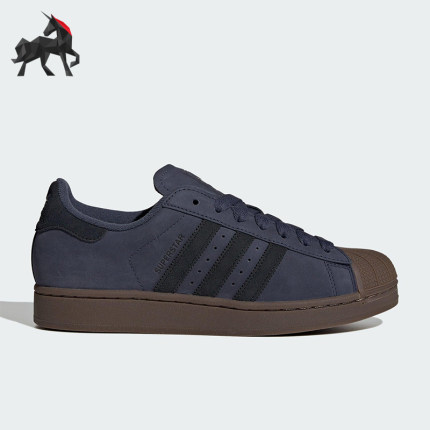 Adidas/阿迪达斯正品三叶草男女系带贝壳头耐磨低帮板鞋JQ3226